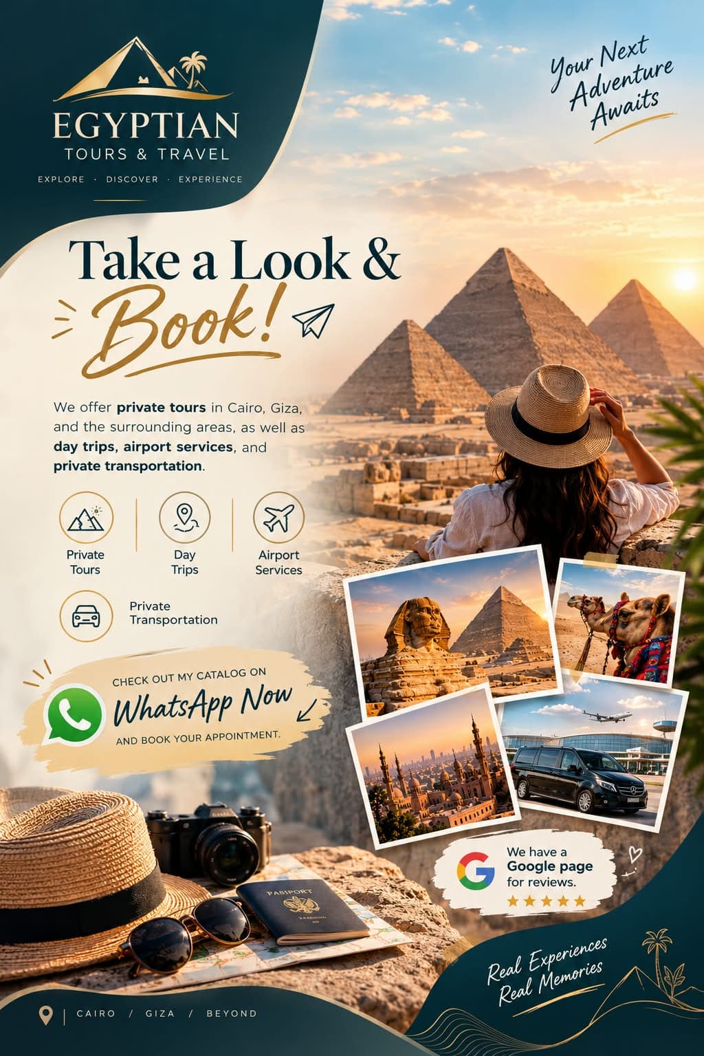 3 Day Trip to Egypt: A Private Cairo and Giza Itinerary at Your Own Pace