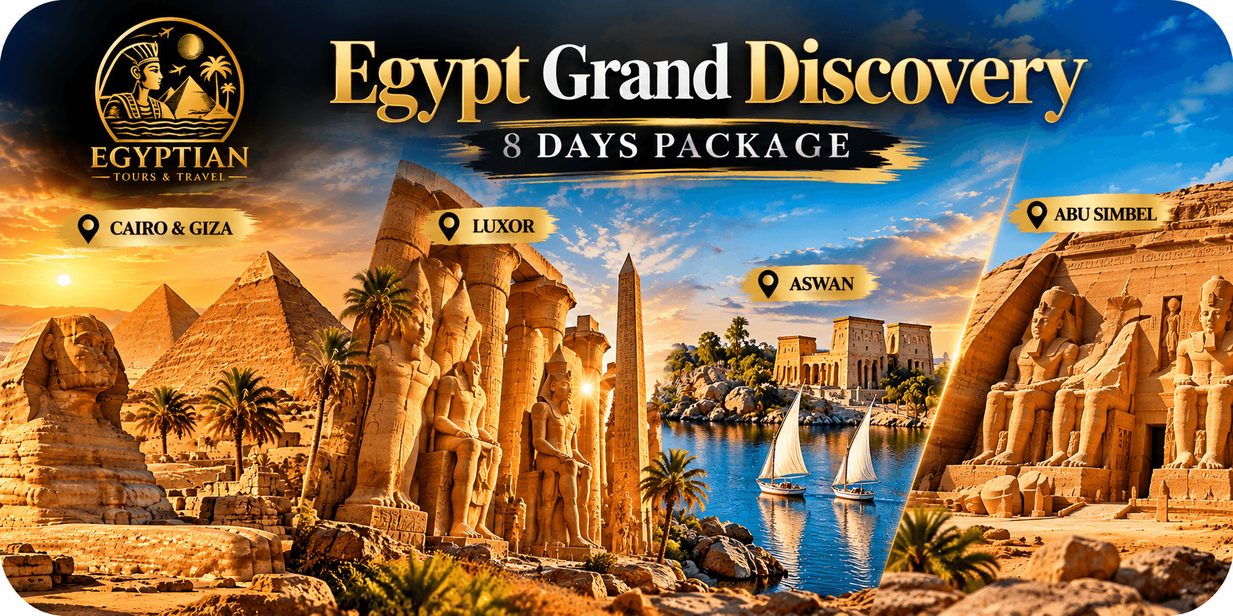 7 Day Trip to Egypt: The Ultimate Private Cairo and Luxor Itinerary